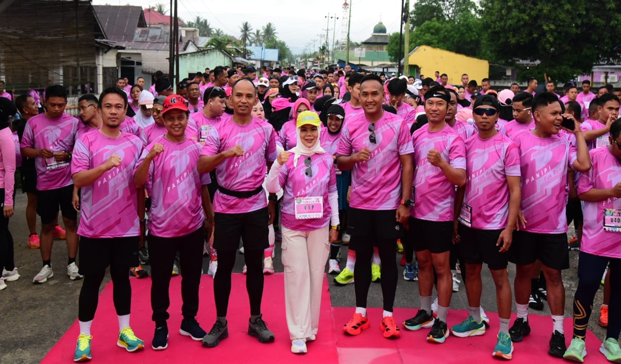 Wagub Gorontalo Idah Syahidah Ikut Panipi Fun Run 7K, Ajak Masyarakat Hidup Sehat