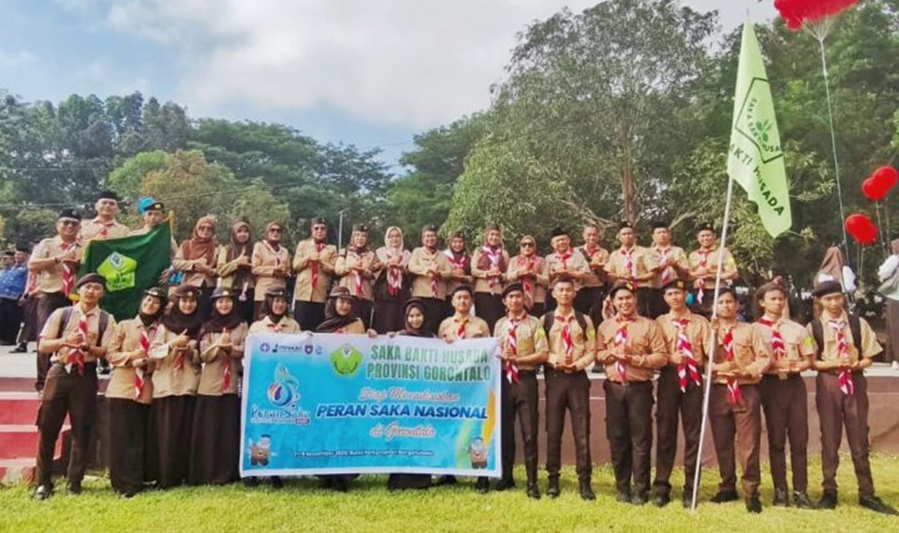 Saka Bakti Husada Gorontalo Tunjukkan Kepedulian Kesehatan di Parade Peran Saka Nasional 2025