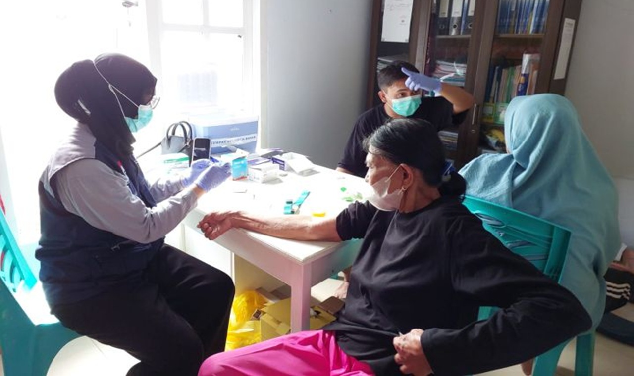 UPTD Balai Labkes Dinkes Gorontalo Gelar Pemeriksaan Kesehatan untuk Peserta Prolanis