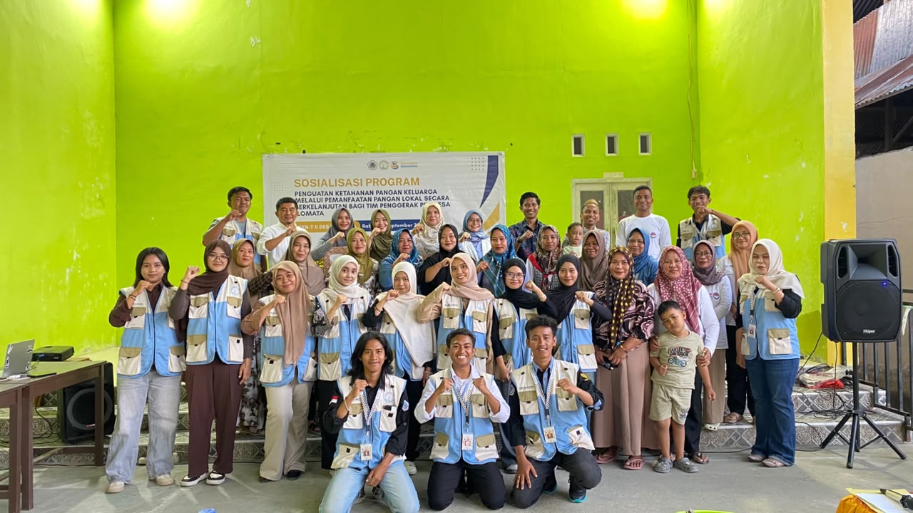 Mahasiswa KKN UNG Dampingi Tim PKK Desa Ilomata Susun Program Pangan Keluarga Berbasis Keadilan Antar-generasi