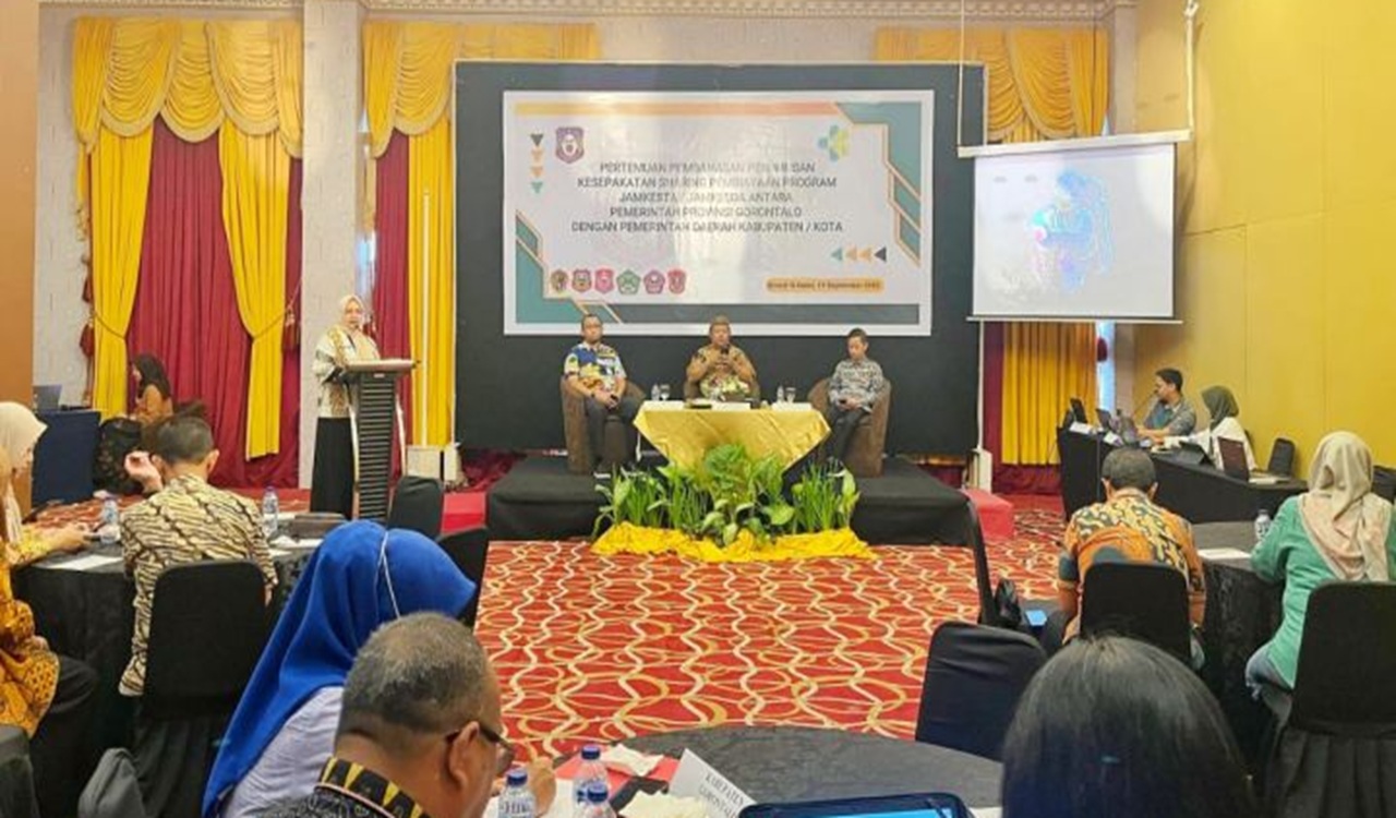 Pemprov Gorontalo Gelar Pertemuan Sharing Pembiayaan Jamkesta/Jamkesda untuk Perkuat UHC