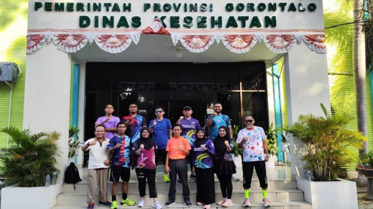 Dinkes Provinsi Gorontalo Siap Sukseskan Virtual ASN Run 13 Juli-17 Agustus 2025