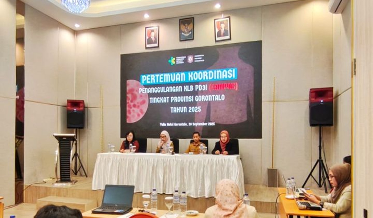 Pemprov Gorontalo Perkuat Penanggulangan KLB Campak, Tekankan Pentingnya Imunisasi