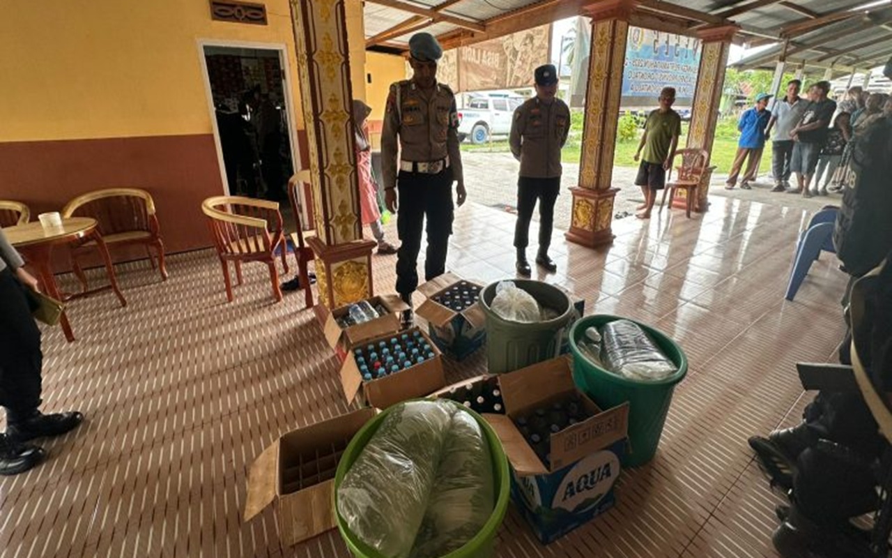 Patroli Operasi Pekat! Polisi Amankan Judi, Miras, dan Pemandu Karaoke di Gorontalo