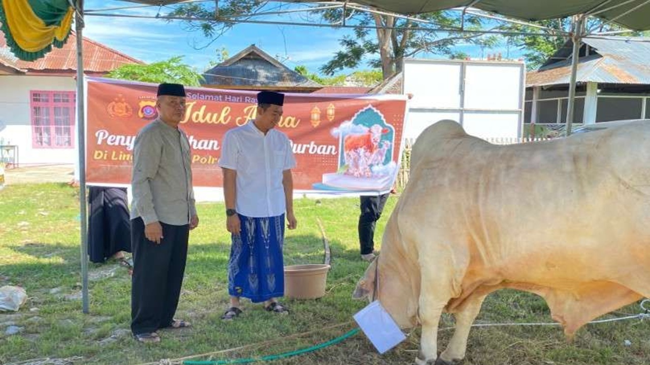 Momen Idul Adha 1446, Kapolres Gorontalo: Semoga Kita Dapat Tingkatkan Ketaqwaan kepada Allah SWT