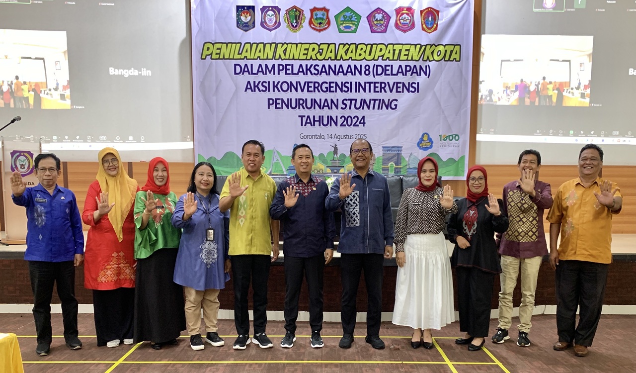 Sekdaprov Gorontalo Tekankan Integrasi Penilaian Kinerja Penurunan Stunting 2024