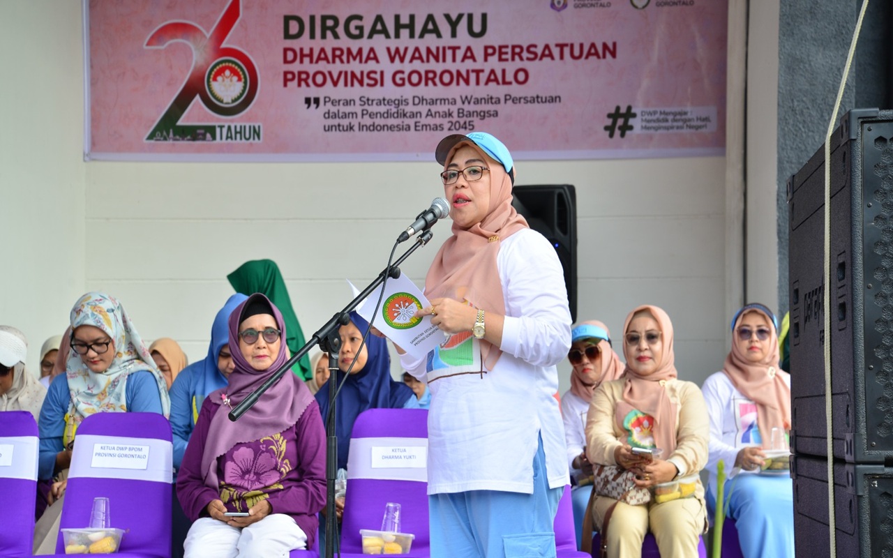 Sekdaprov Gorontalo Resmikan HUT ke-26 DWP, Fokus pada Pendidikan Anak Bangsa