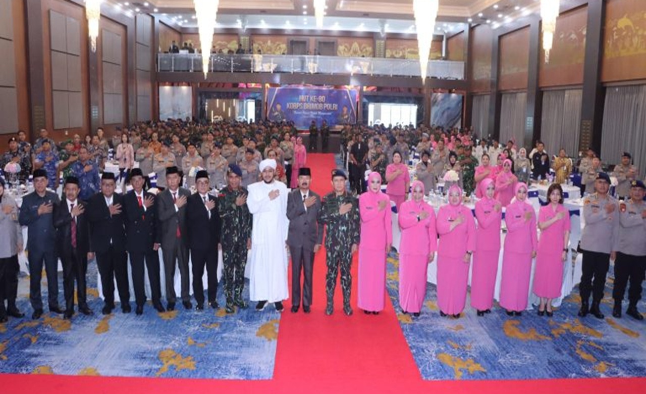 HUT Brimob ke-80: Kapolda Gorontalo Apresiasi Loyalitas dan Dedikasi Personel
