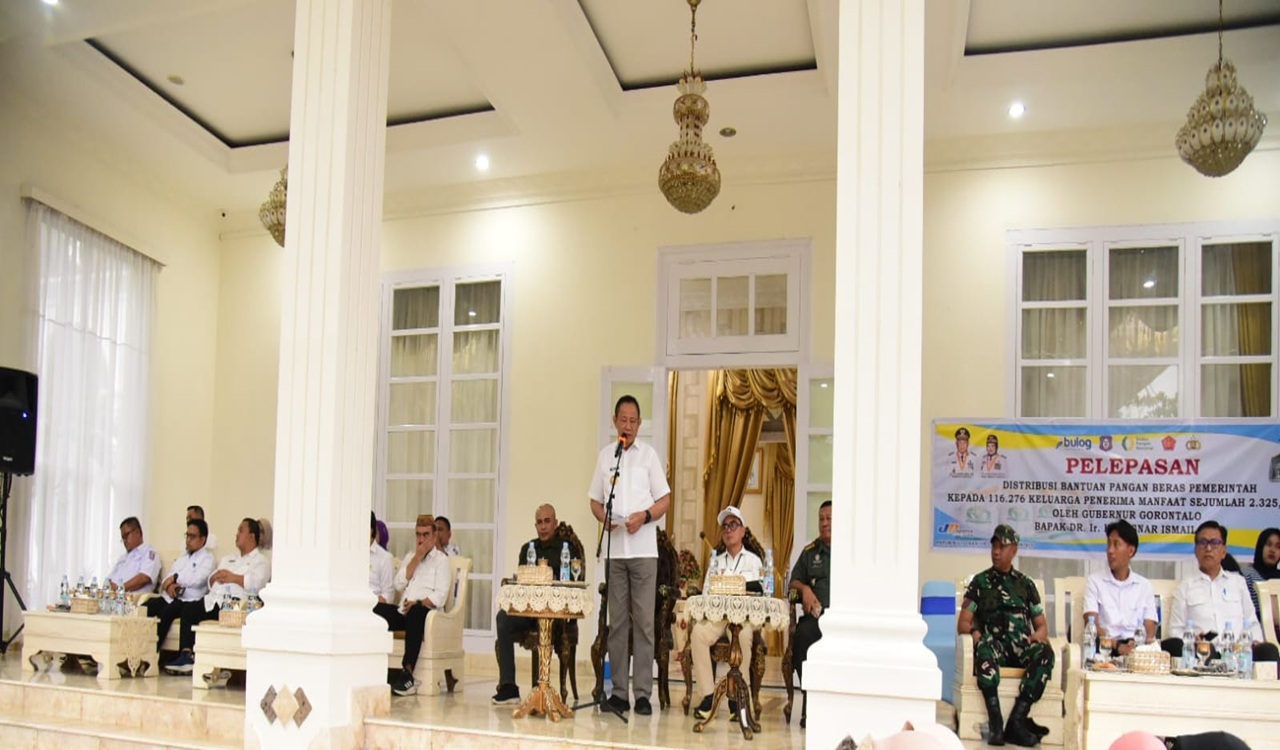 Pemerintah Distribusikan 2.325 Ton Bantuan Beras untuk Warga Kurang Mampu di Provinsi Gorontalo