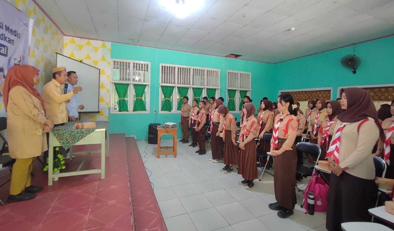 Cegah Hoaks dan Konten Negatif, SMPN 1 Marisa Luncurkan Tim Siber Remaja Digital