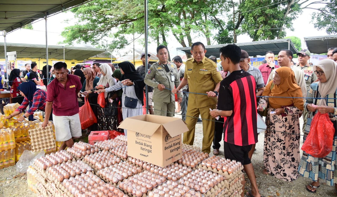 Atasi Lonjakan Harga Beras, Pemprov Gelar Operasi Pasar Murah