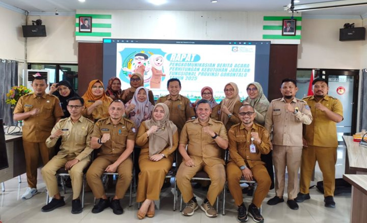 Dinas Kesehatan Gorontalo Gelar Pertemuan Bahas Perhitungan Kebutuhan Jabatan Fungsional