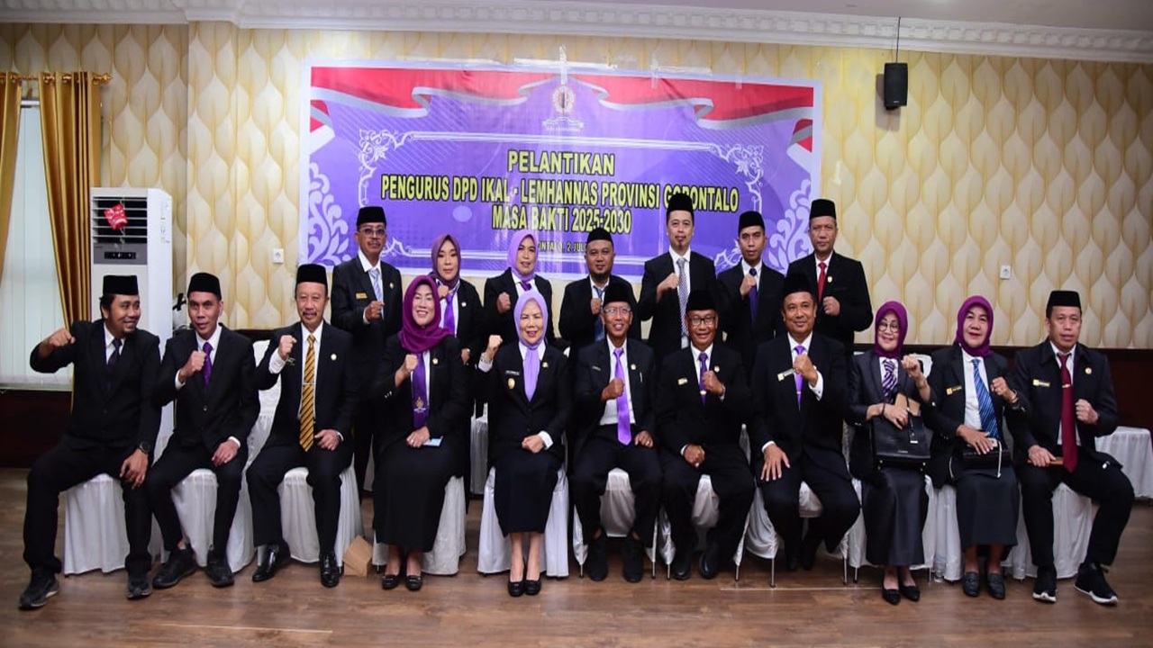 Pengurus IKAL Lemhannas Gorontalo 2025–2030 Resmi Dikukuhkan: Ini Nama-Namanya