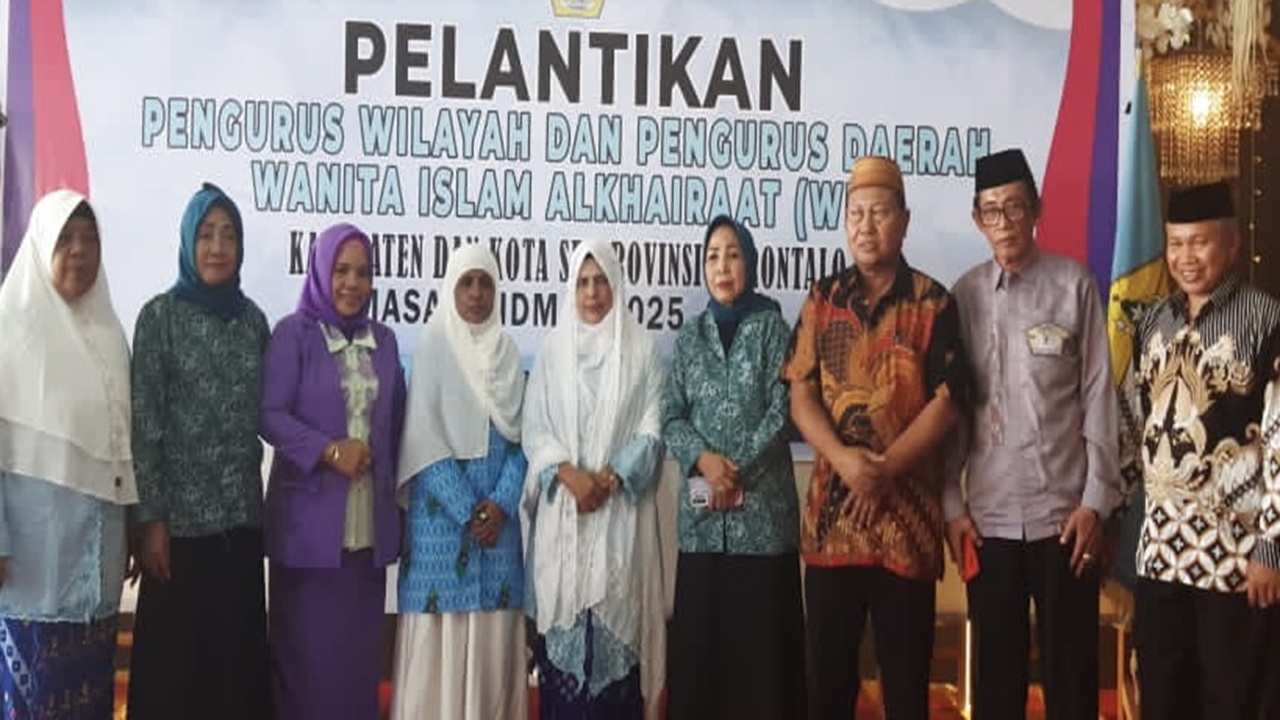 Wanita Islam Alkhairaat Dapat Dukungan Penuh dari Pemprov Gorontalo