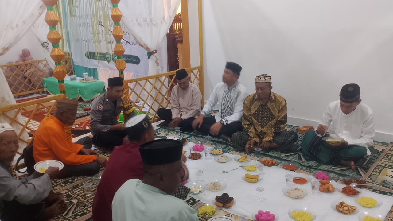 Polsek Kabila Hadiri Doa Bersama Peringatan Maulid Nabi Muhammad SAW 1447 H