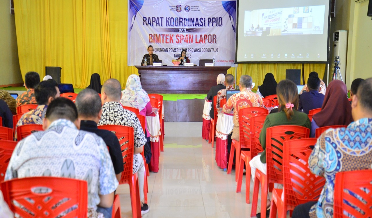 Pemprov Gorontalo Dorong Transparansi Pelayanan Publik Melalui Bimtek SP4N Lapor