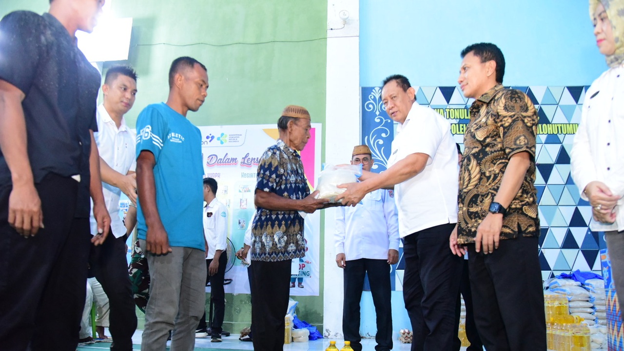 Kecamatan Kabila dan Tilongkabila Dapat Program Bantuan Langsung Pangan Pemerintah Provinsi Gorontalo