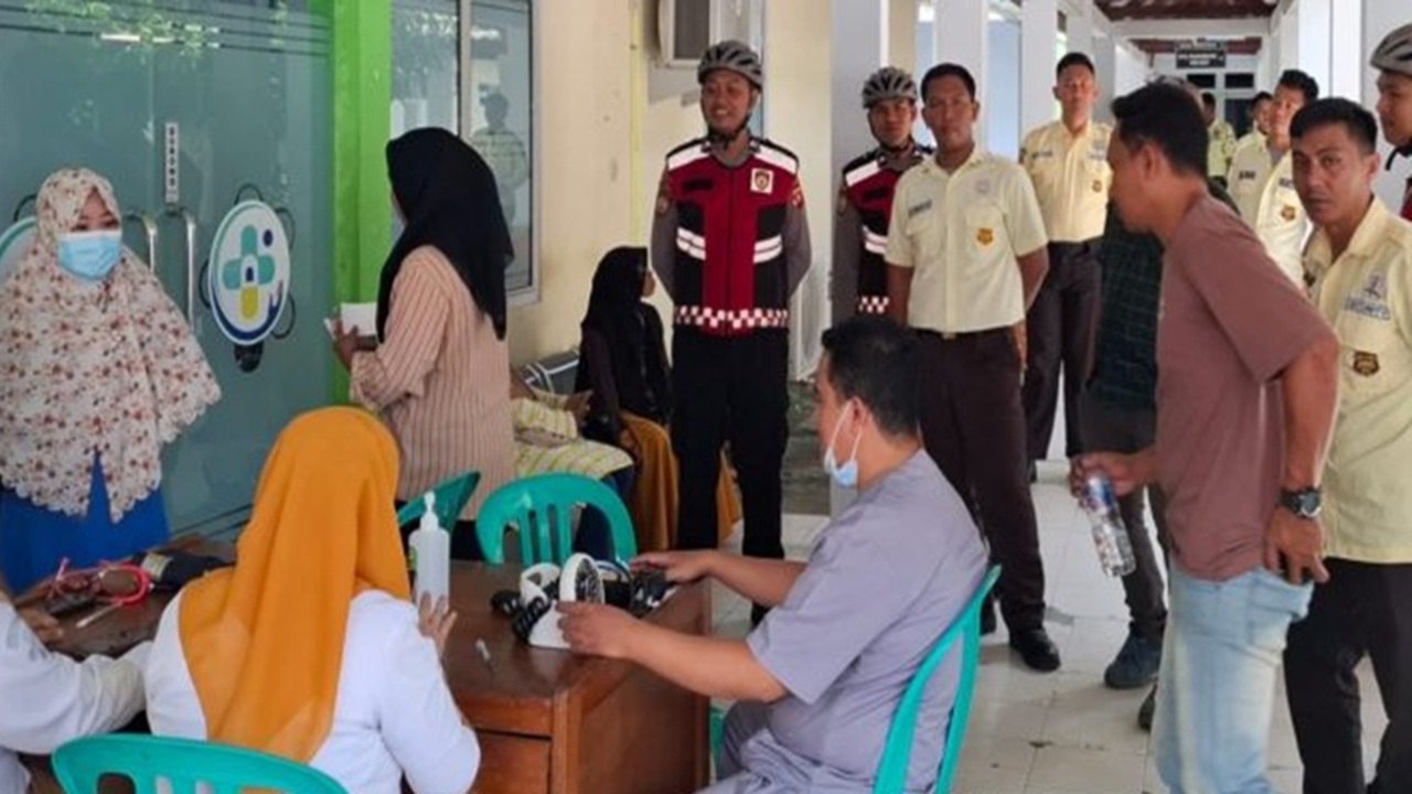 Patroli Sepeda Samapta Polda Gorontalo Datangi Rumah Sakit, Ini Tujuannya