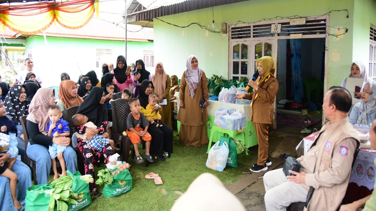 Kunjungi Anak Penderita Stunting di Desa Tolinggula Ulu, Idah Syahidah: Gizi dan Kesehatan Penting