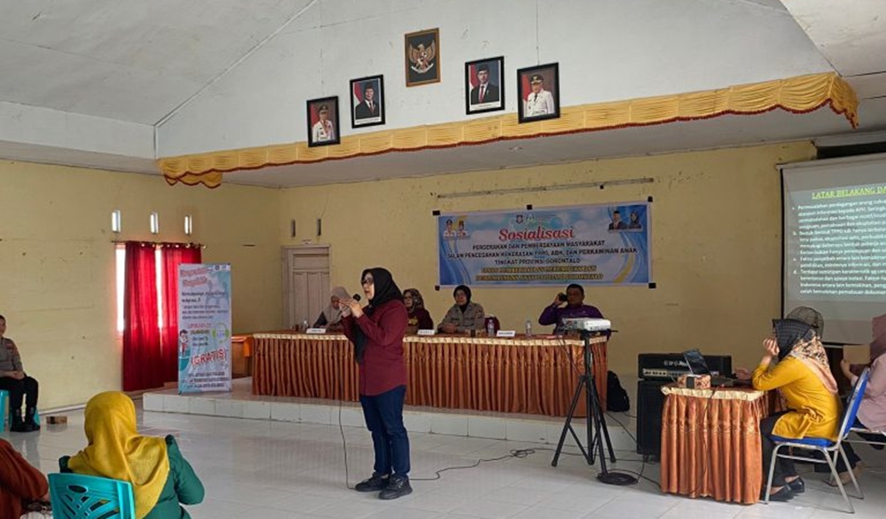Polda Gorontalo Gelar Sosialisasi Bahaya TPPO di Tilango, Tekankan Sinergi Aparat dan Masyarakat