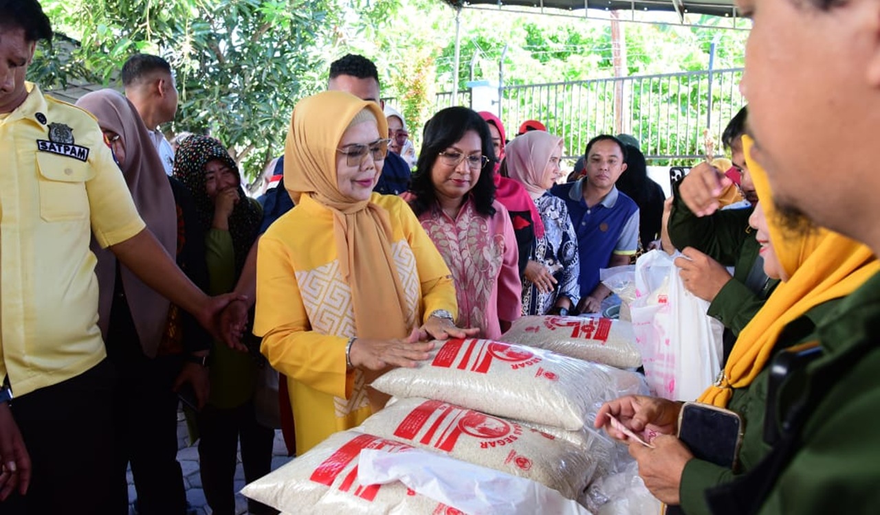 Peringati HUT ke-63, TVRI Gorontalo Gandeng Pemprov Gelar Gerakan Pangan Murah