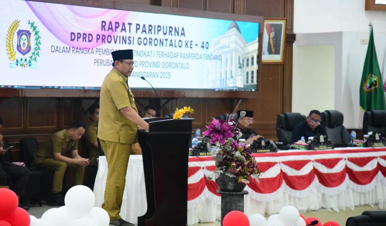 APBD Gorontalo 2025 Alami Penyesuaian, Pendapatan Daerah Turun Rp73,71 Miliar