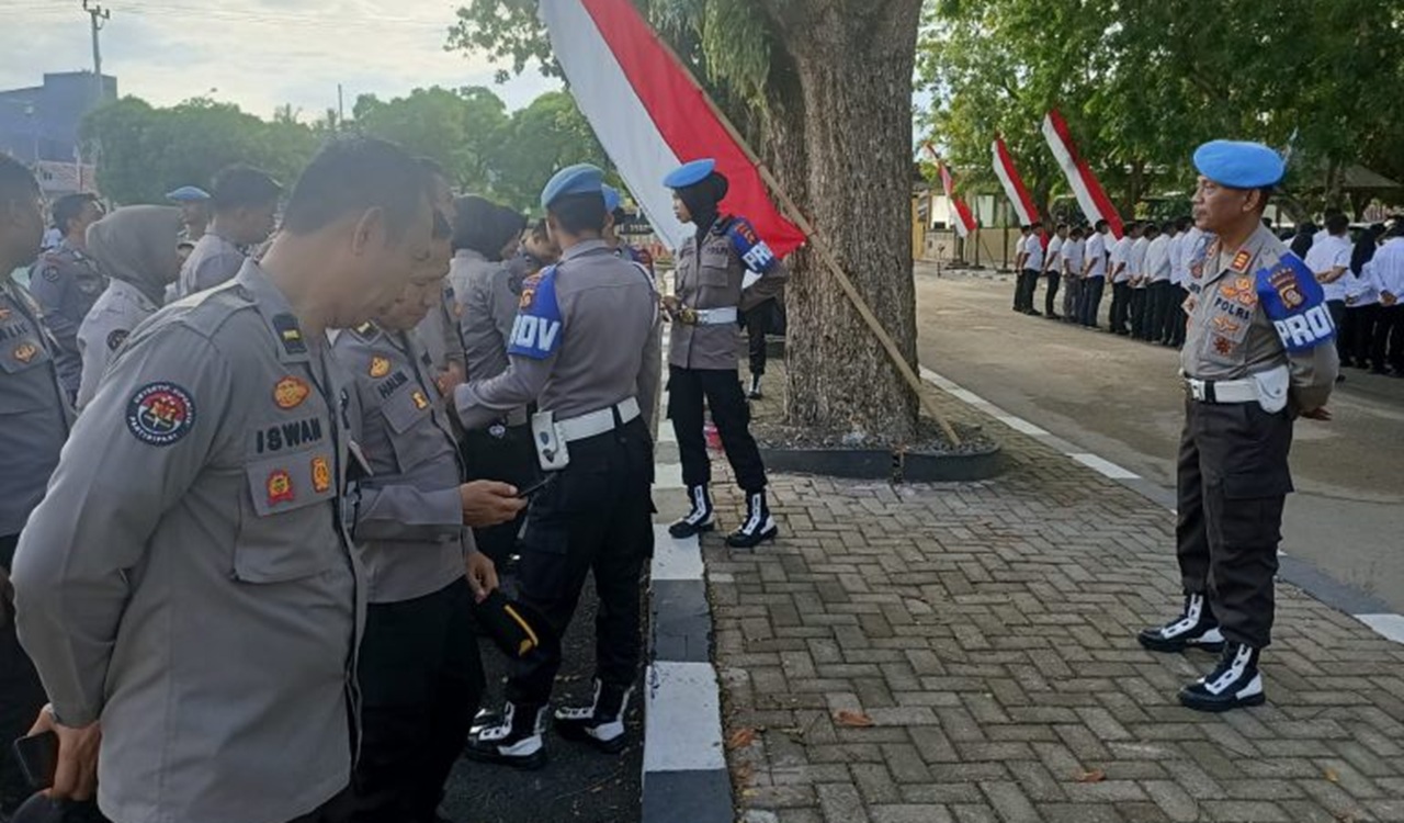 Polda Gorontalo Gelar Gaktiblin, Propam Tertibkan Disiplin Anggota Polri