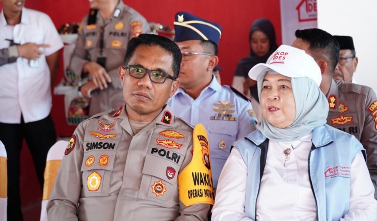 Peluncuran Koperasi Merah Putih di Gorontalo Dipimpin Wakapolda Brigjen Simson Zet Ringu