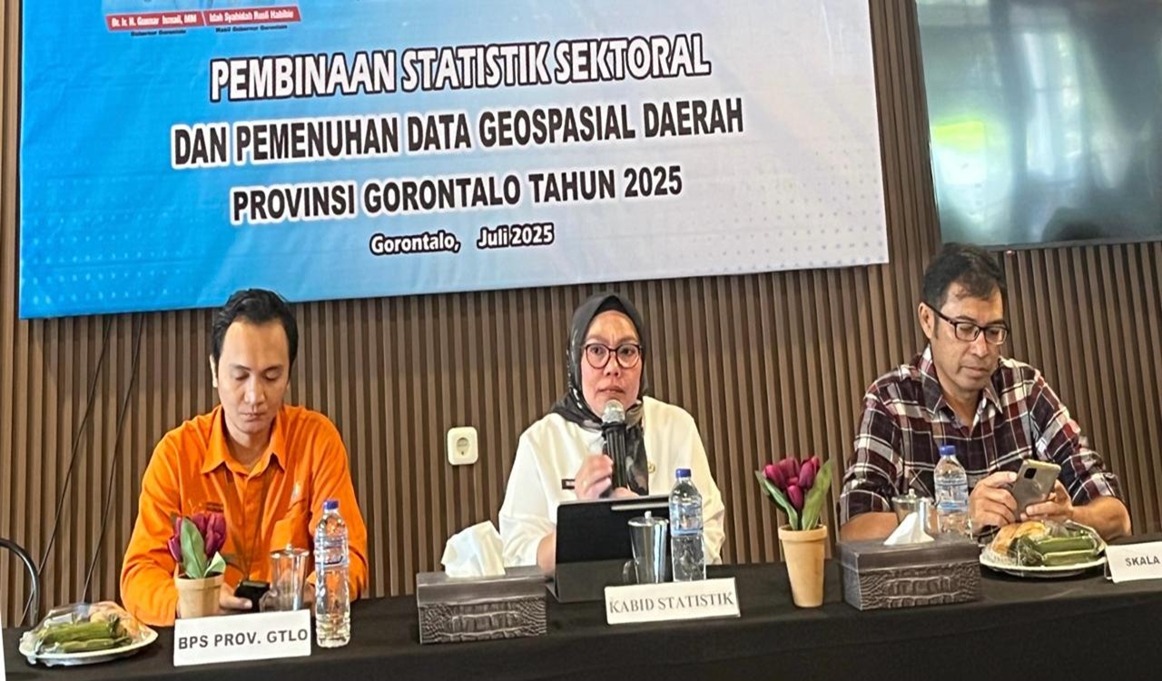 Diskominfotik Provinsi Gorontalo Fokus Pembinaan Statistik dan Pemutakhiran Data Geospasial 2025