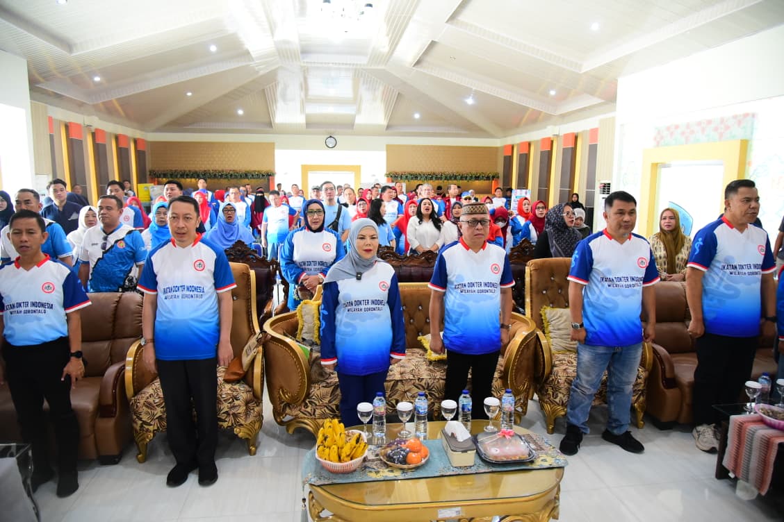 Wagub Gorontalo Dorong IDI Perluas Pemeriksaan Kesehatan Gratis ke Berbagai Komunitas