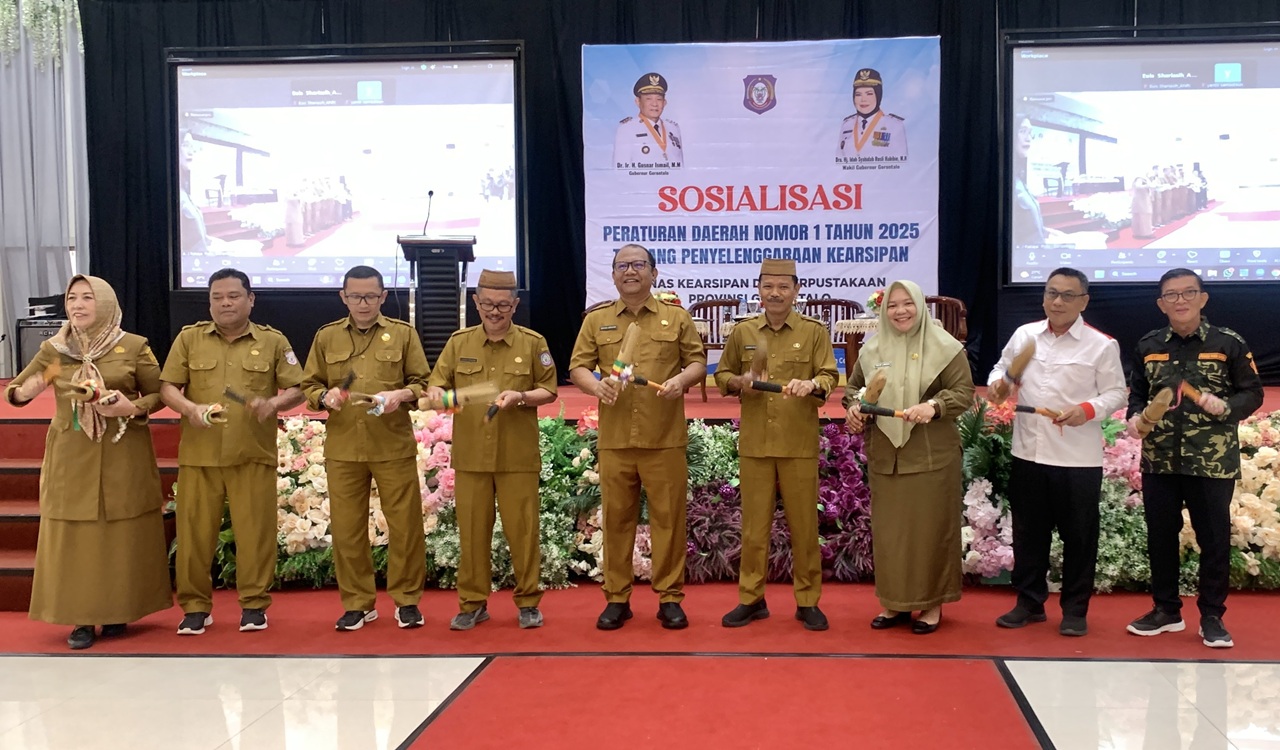 Pemprov Gorontalo Gencarkan Sosialisasi Perda Kearsipan untuk Wujudkan Pemerintahan Modern dan Akuntabel