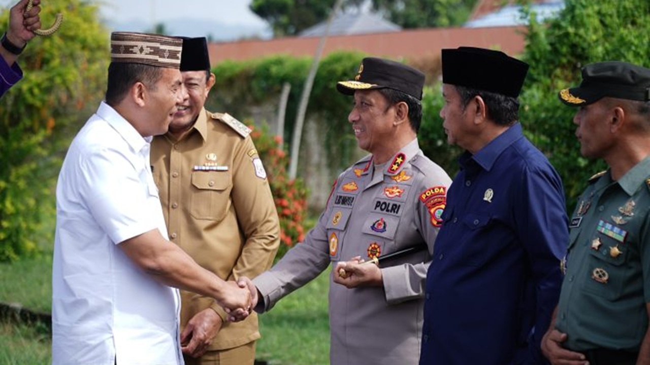 Kunjungan Wakil Menteri ke Gorontalo, Kapolda Beri Sambutan Hangat