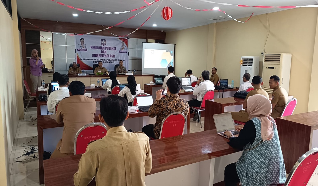 BKD Gorontalo Gelar Uji Kompetensi Analis SDM Aparatur