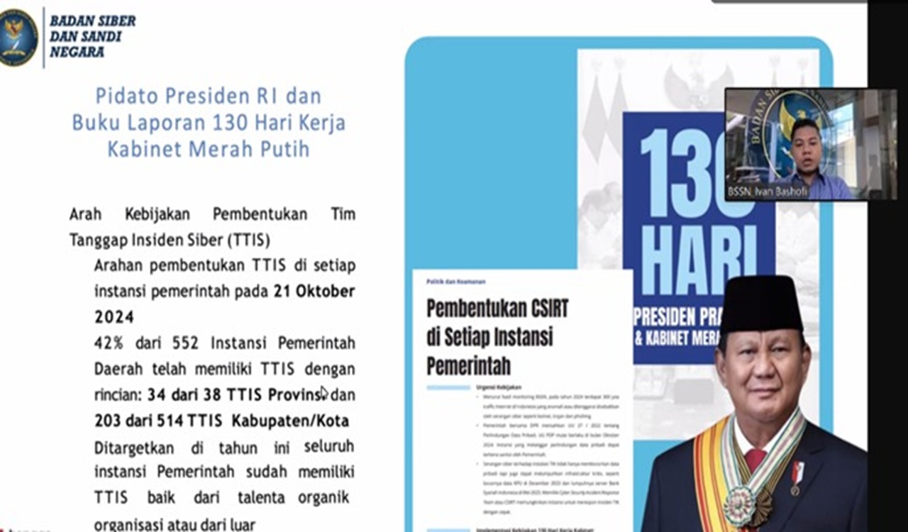 BSSN Desak 5 Kabupaten di Gorontalo Segera Bentuk Tim Tanggap Insiden Siber Sebelum 30 September 2025