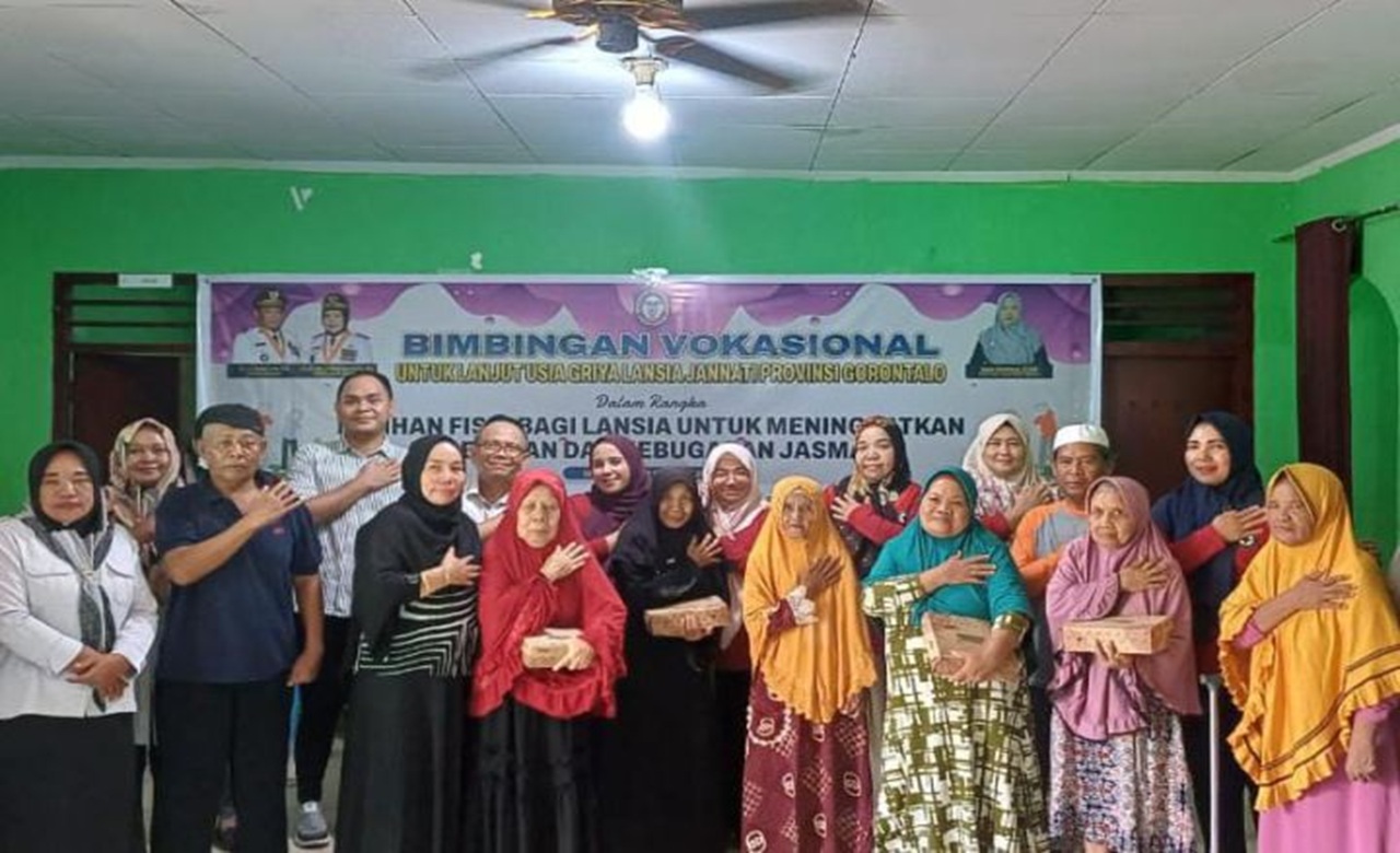 Semangat Lansia Gorontalo! Dinkes Adakan Latihan Fisik di Griya Jannati untuk Wujudkan Lansia Tangguh