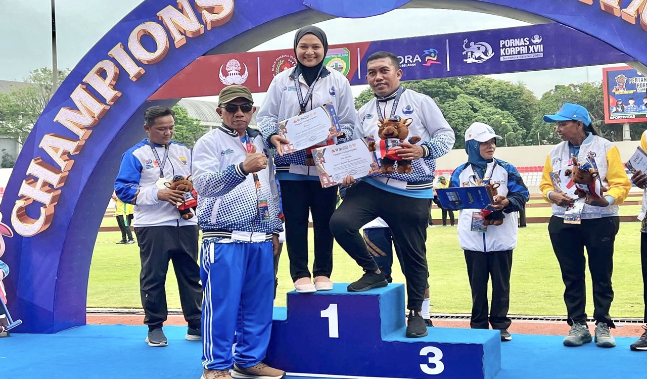 Tim Gateball Gorontalo Raih Emas di Pornas Korpri 2025