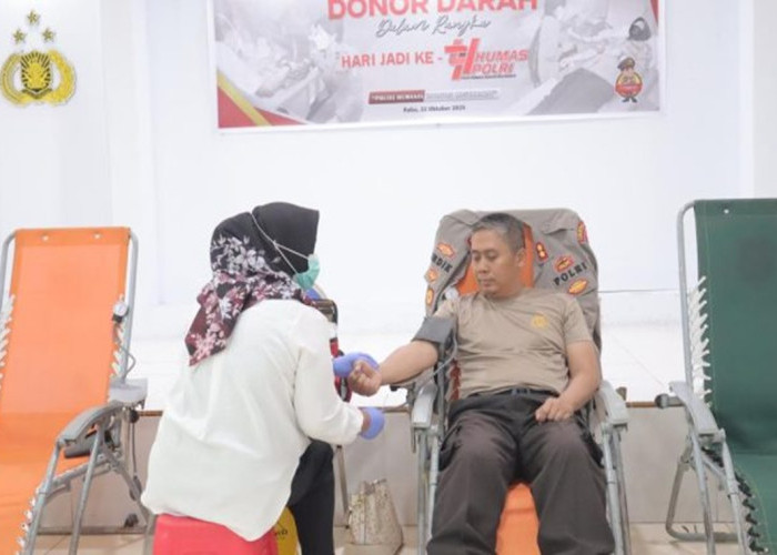 Polresta Gorontalo Kota Gelar Donor Darah di HUT Humas Polri ke-74: Wujud Polri Humanis Harapan Masyarakat
