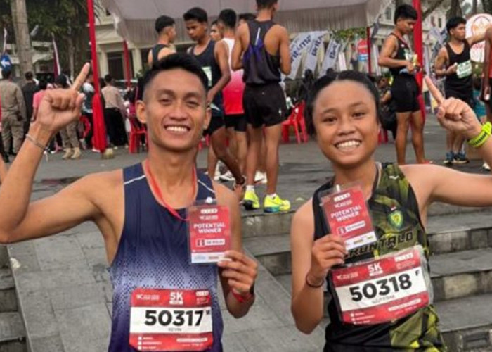 Dua Personel Polda Gorontalo Juara 1 Police Women Run 5K di Bukittinggi