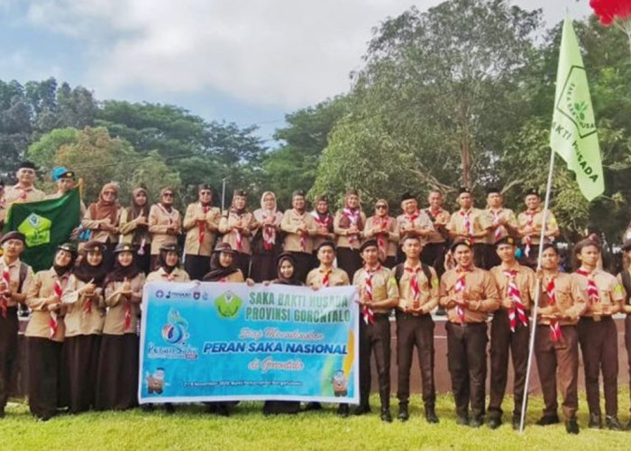 Saka Bakti Husada Gorontalo Tunjukkan Kepedulian Kesehatan di Parade Peran Saka Nasional 2025