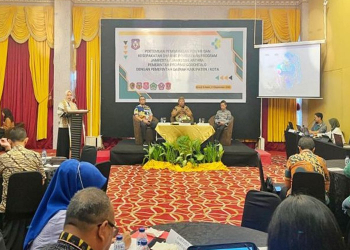 Pemprov Gorontalo Gelar Pertemuan Sharing Pembiayaan Jamkesta/Jamkesda untuk Perkuat UHC
