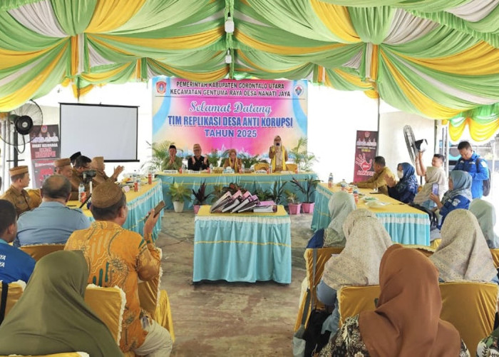 Desa Nanati Jaya Jadi Percontohan Desa Antikorupsi di Gorontalo