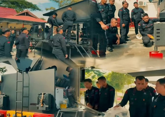 Batalyon B Pelopor Brimob Gelar Peralatan Dapur Lapangan, Perkuat Kesiapsiagaan Darurat