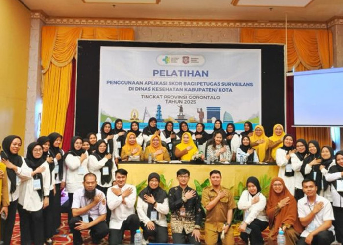Dinkes Gorontalo Gelar Pelatihan SKDR, Perkuat Deteksi Dini dan Respons KLB Penyakit Menular