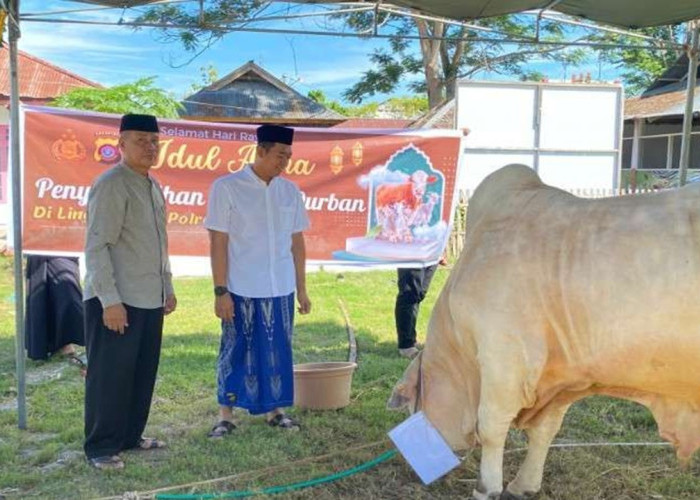 Momen Idul Adha 1446, Kapolres Gorontalo: Semoga Kita Dapat Tingkatkan Ketaqwaan kepada Allah SWT