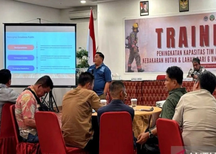 DLHK Gorontalo Perkuat Tim Pengendalian Karhutla Lewat Pelatihan Khusus Bersama BPDLH