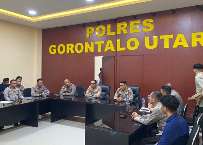 Ro Ops Polda Gorontalo Perkuat Sinergi Lewat Evaluasi Pamapta dan Call Center 110
