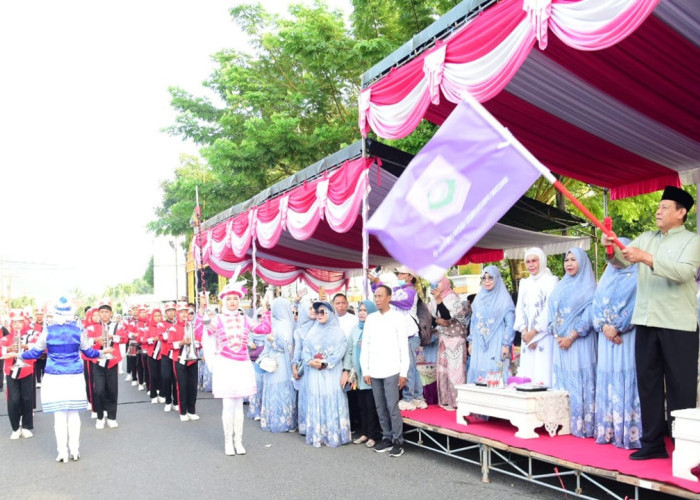 Lomba Gerak Jalan Syar’i Meriahkan Tahun Baru Islam di Gorontalo 