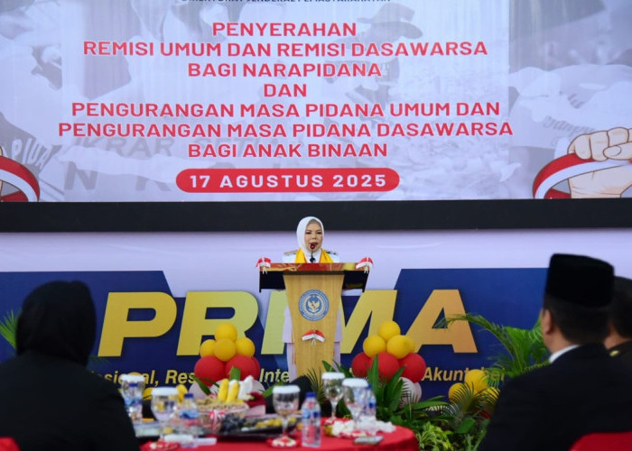 Wagub Gorontalo Beri Nasihat Kepada Para Napi yang Menerima Remisi: Jangan Ulangi Kesalahan!