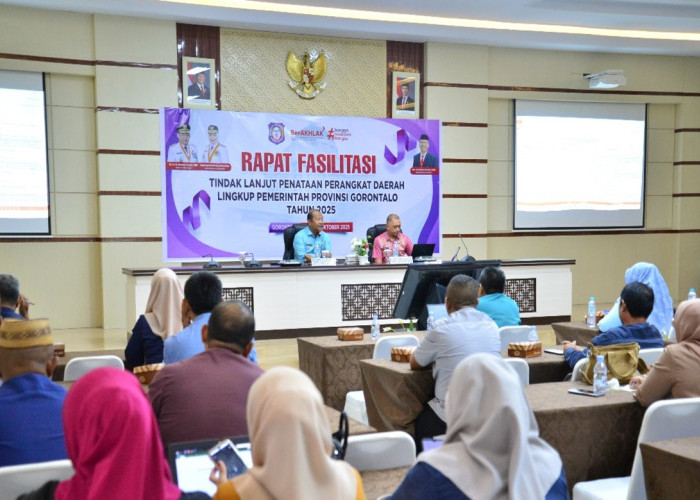 Target Akhir 2025, Pemprov Gorontalo Tuntaskan Penataan OPD dan Siap Lantik Struktur Baru Awal 2026