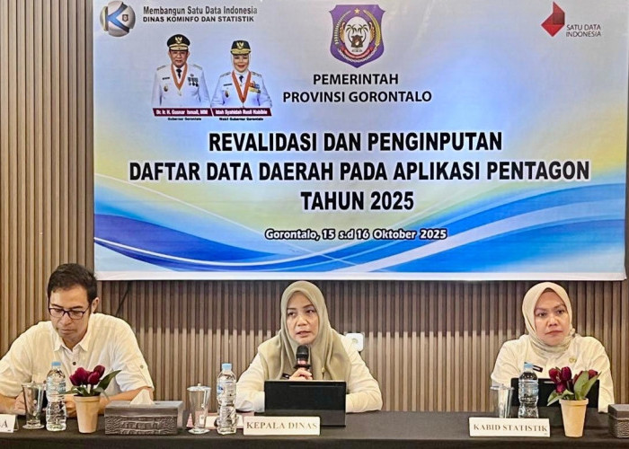 Kominfo Gorontalo Tegaskan Pentingnya Validasi Data untuk Pembangunan Berkualitas